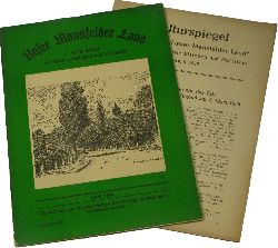 Autorenkollektiv:  Unser Mansfelder Land. Heimatblatt der Kreise Eisleben und Hettstedt (April 1956) 