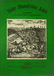 Autorenkollektiv:  Unser Mansfelder Land. Heimatblatt der Kreise Eisleben und Hettstedt (Juni 1956) 