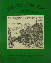 Autorenkollektiv:  Unser Mansfelder Land. Heimatblatt der Kreise Eisleben und Hettstedt (September 1956) 