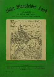 Autorenkollektiv:  Unser Mansfelder Land. Zeitschrift fr Kultur und Heimat der Kreise Eisleben und Hettstedt (Juni 1957) 