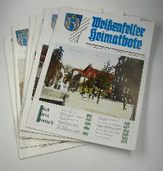 Autorenkollektiv:  Konvolut Weienfelser Heimatbote (8 Hefte aus 1992-1995) 