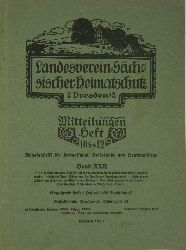 Autorenkollektiv:  Mitteilungen Band 22 (Heft 10 bis 12) aus 1933 
