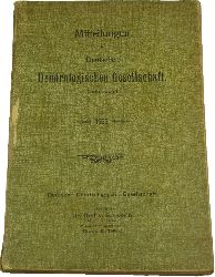 Dr. Graf v. Schwerin (Redaktion):  Mitteilungen der Deutschen Dendrologischen Gesellschaft (Jahrbuch 1922) 