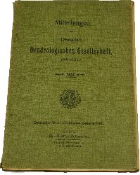 Dr. Graf v. Schwerin (Redaktion):  Mitteilungen der Deutschen Dendrologischen Gesellschaft (Jahrbuch 1923) 