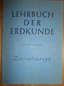Oehmen, Hans:  Lehrbuch der Erdkunde. Zentraleuropa. für das 5. Schuljahr. Deutschland, Holland, Belgien, Schweiz, Österreich. 