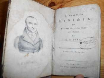 Hebel, J. P. (Johann Peter):  Allemannische Gedichte. Für Freunde ländlicher Natur und Sitten. 