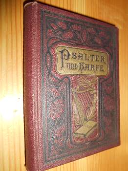 Spitta, Carl Johann Philipp:  Psalter und Harfe - Sammlung christlicher Lieder zur häuslichen Erbauung. (2 Teile in 1 Band) (Minibuch) 