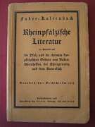 Faber-Kaltenbach:  Rheinpfälzische Literatur. In Hinblick auf die Pfalz und die ehemals kurpfälzischen Gebiete von Baden, Rheinhessen, der Rheinprovinz und dem Unterelsaß. Grundriß ihrer Geschichte bis 1925. 