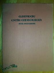 Bacher, Henri. (Hrsg.) / J. W. von Goethe:  Elsssische Goethe-Erinnerungen. Zehn Holzschnitte von Henri Bacher. 