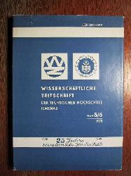   Wissenschaftliche Zeitschrift der Technischen Hochschule Ilmenau. 25 Jahre sozialistische Hochschule. 1953 bis 1978 (Festschrift). Jahrgang 24, 1978. Heft 5/6. 