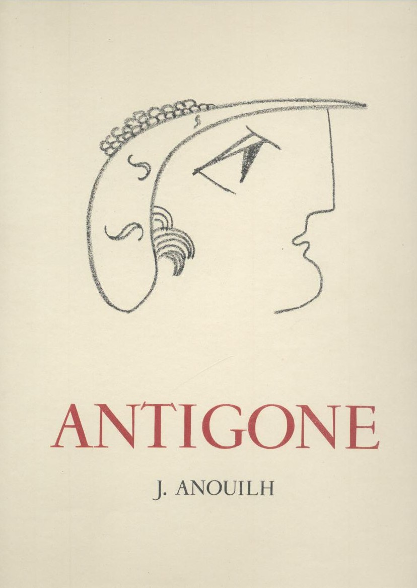 Anouilh, Jean  Antigone. Tragödie. Mit Original-Lithographien von Michel Cadoret. Übertragen von Franz Geiger. 