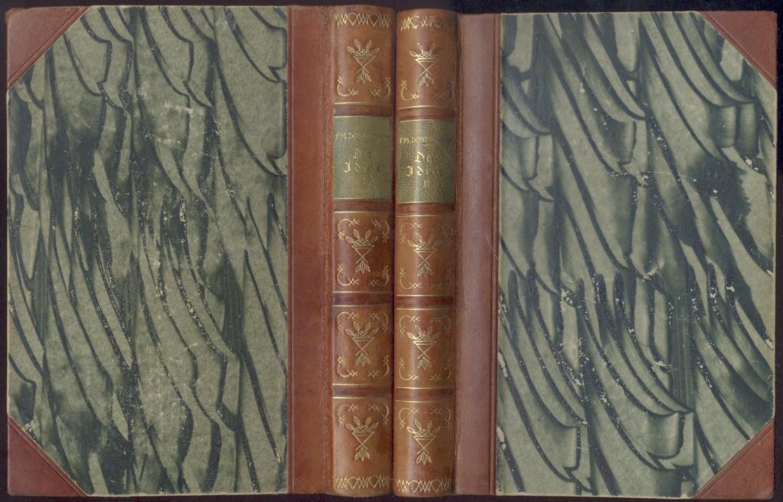 Dostoevskij - Dostojewski, Fjodor M.  Der Idiot. Roman in 4 Teilen. Deutsch von Arthur Luther. 2 Bände. 