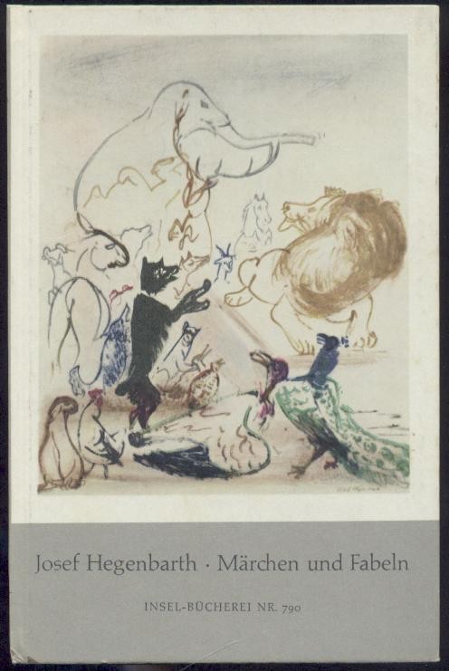 Hegenbarth, Josef  Märchen und Fabeln illustriert von Josef Hegenbarth. 24 Blätter aus dem Nachlaß. Nachwort von Fritz Löffler. 