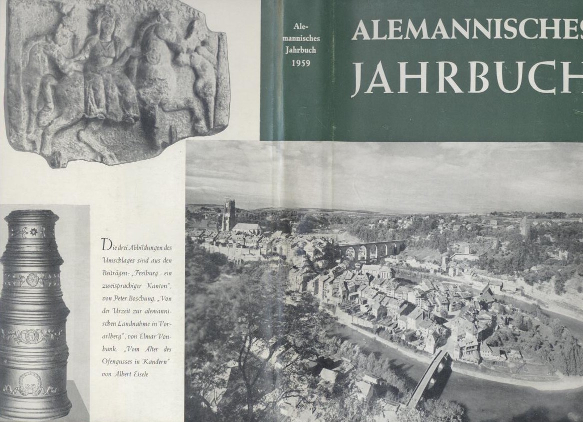 Alemannisches Institut (Hrsg.)  Alemannisches Jahrbuch 1959. Hrsg. vom Alemannischen Institut Freiburg im Breisgau. Einführung von Friedrich Metz. 