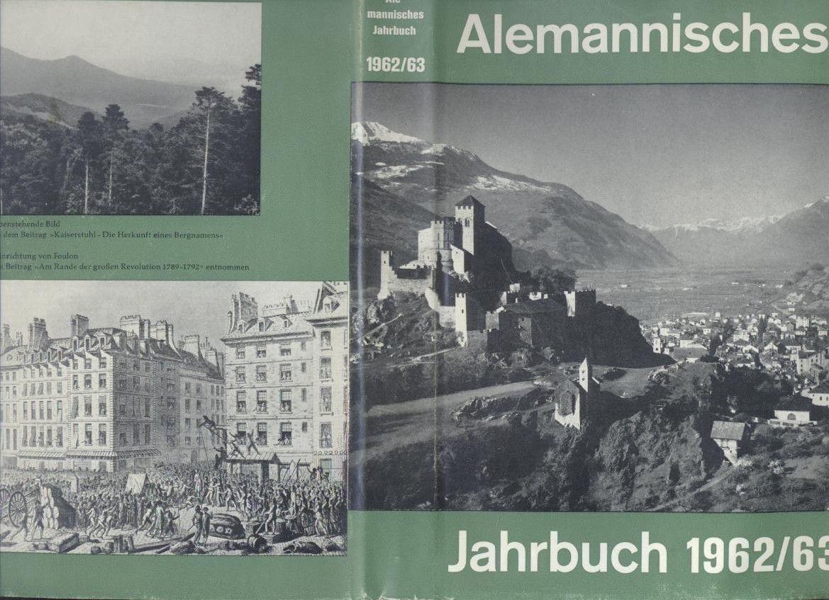 Alemannisches Institut (Hrsg.)  Alemannisches Jahrbuch 1962/1963. Hrsg. vom Alemannischen Institut Freiburg im Breisgau. Einführung von Friedrich Metz. 