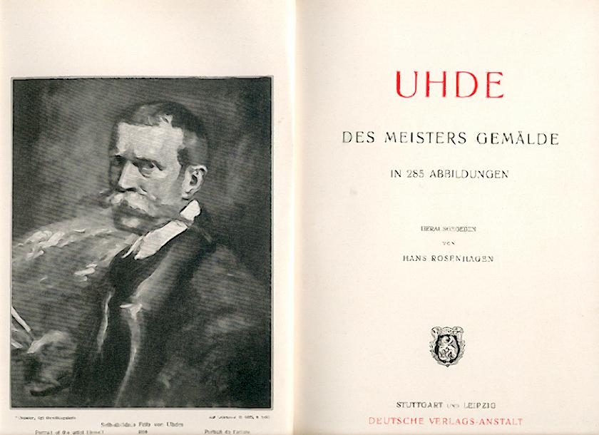 Rosenhagen, Hans  Uhde. Des Meisters Gemälde. 