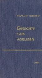 Altendorf, Wolfgang  Gedichte zum Vorlesen. 5. Band. 2. Auflage. 