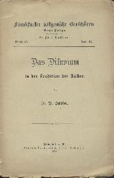 Schfer, Bernhard  Das Diluvium in der Geologie. Das Diluvium in der Tradition der Vlker. 2 Hefte. 