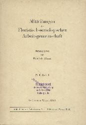 Txen, Reinhold (Hrsg.)  Mitteilungen der Floristisch-soziologischen Arbeitsgemeinschaft. Hrsg. v. Reinhold Txen. Neue Folge, Heft 8. 