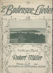 Mller, Robert  Mainau. Op. 25. Singstimme mit Klavierbegleitung. Aus der Mappe: 2 Bodensee-Lieder. 