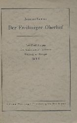 Bastian, Johanna  Der Freiburger Oberhof. 