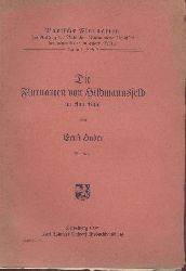 Huber, Ernst  Die Flurnamen von Hildmannsfeld im Amt Bhl. 