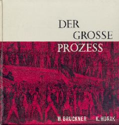 Bruckner, Winfried u. Kurt Horak  Der groe Prozess. 