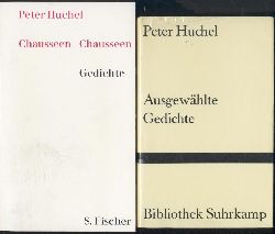 Huchel, Peter  2 Bnde. 1. Chausseen Chausseen. Gedichte. 8.-9. Tsd. 2. Ausgewhlte Gedichte. 7.-8. Tsd. 