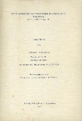 Doll, Franz  Die Tapferkeit im Frhwerk Platons und Tolstojs. Sonderdruck aus: Studia Platonica. Festschrift fr Hermann Gundert zu seinem 65. Geburtstag. 