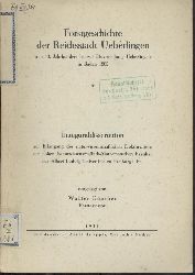 Gnther, Walter  Forstgeschichte der Reichsstadt Ueberlingen vom 13. Jahrhundert bis zur Einverleibung Ueberlingens in Baden 1803. Dissertation. 