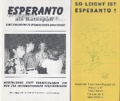 Matthias, Ulrich  Esperanto als Ratespa. Eine Einladung zu sprachlicher Kreativitt. Hrsg. von der Esperanto-Jugend Heidelberg. 