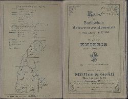 Badischer Schwarzwaldverein (Hrsg.)  Karte des Badischen Schwarzwaldvereins. Blatt IV: Kniebis. 1:50000. 