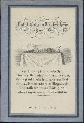 (Brentano, Clemens)  Rothkehlchens, Liebseelchens Ermordung und Begrbni. Nachdruck der Ausgabe bei Veith, Zrich 1843. Nachwort von Franz Pocci (Enkel). 