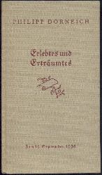 Dorneich, Philipp  Erlebtes und Ertrumtes aus dem Hause Herder. Zum 14. September 1936. 