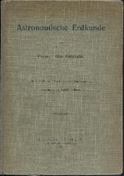 Hartmann, Otto  Astronomische Erdkunde. 2. umgearbeitete Auflage. 