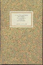 Goethe, Johann Wolfgang von  Alle Freuden, die unendlichen. Liebesgedichte und Interpretationen. Hrsg. von Marcel Reich-Ranicki. 