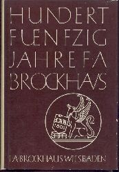 Hbscher, Arthur  Hundertfnfzig Jahre F. A. Brockhaus. 1805 bis 1955. 