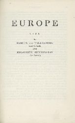 Valkenburg, Samuel van u. Ellsworth Huntington  Europe. 