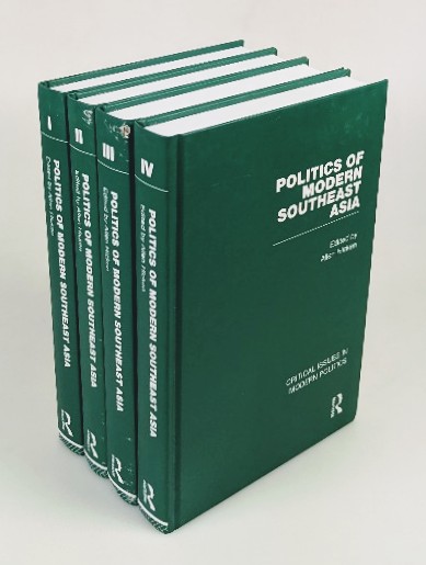 Hicken, Allen:  Politics of Modern Southeast Asia, Critical Issues in Modern Politics - 4 volume set : 1. States, state-building, and state business links / 2. Civil society, ethnicity, and religion / 3. Regimes and institutions / 4. Development, crises, cooperation. 