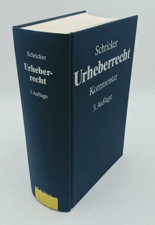 Schricker, Gerhard (Herausgeber):  Urheberrecht. Kommentar. Verf. von Adolf Dietz ... 