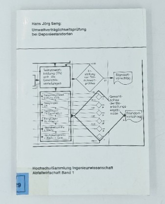 Seng, Hans J.:  Umweltverträglichkeitsprüfung bei Deponiestandorten. (=Hochschulsammlung Ingenieurwissenschaft, Abfallwirtschaft; Bd. 1). 