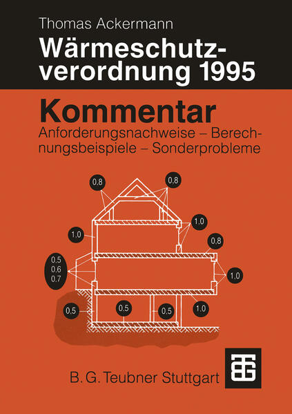 Ackermann, Thomas:  Kommentar zur Wärmeschutzverordnung 1995: Anforderungsnachweise - Berechnungsbeispiele - Sonderprobleme. 