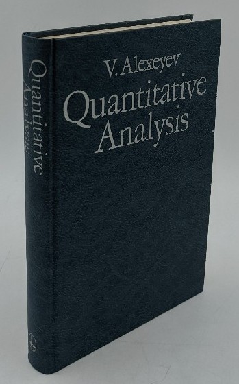 Alexeyev, V.:  Quantitative analysis. 