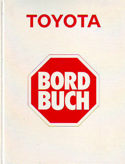    Toyota - Bordbuch. 