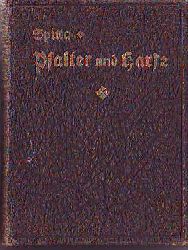 Spitta, Karl Johann Philipp (1801-1859):  Psalter und Harfe. Sammlung christlicher Lieder zur huslichen Erbauung von Karl Johann Philipp Spitta. 