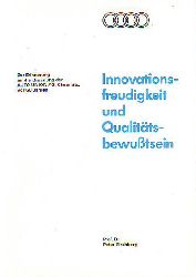 Kirchberg, Prof. Dr. Peter:  Innovationsfreundlichkeit und Qualittsbewusstsein. 