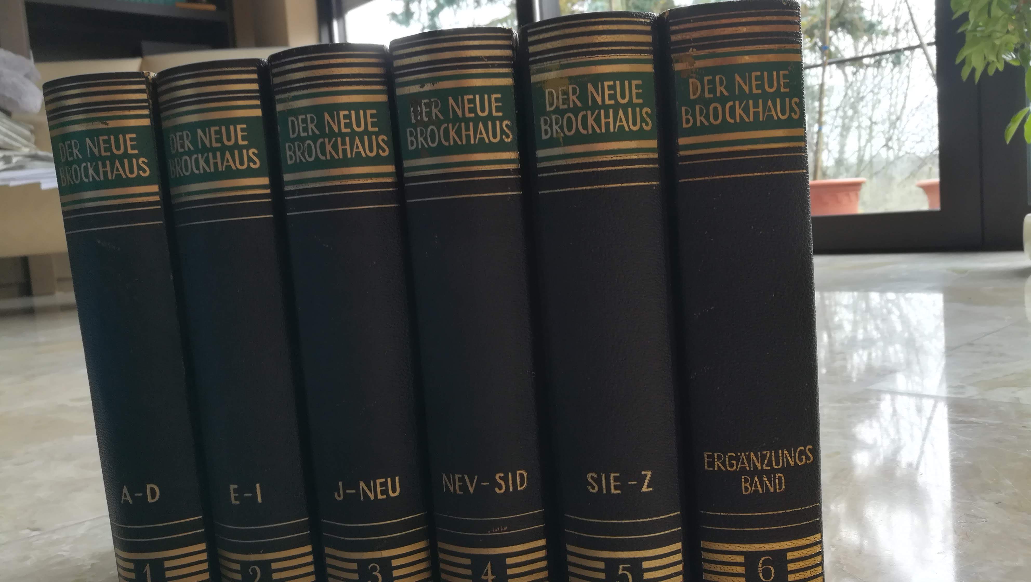   Der neue Brockhaus - Allbuch in fünf Bänden ohne den  Atlasband 