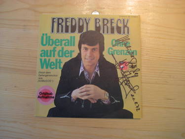 Breck, Freddy  Überall auf der Welt / Ohne Grenzen (Single 45 U/min.) 