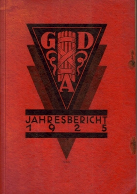 o. Autor  Bericht des Gewerkschaftsbundes der Angestellten über das Arbeitsjahr 1925 