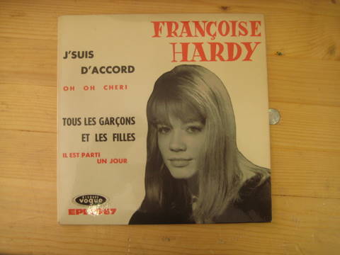 Hardy, Francoise  Je suis d`Accord Single 45UpM 